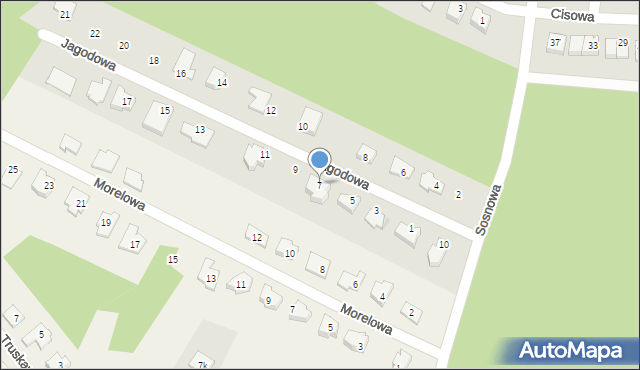 Golub-Dobrzyń, Jagodowa, 7, mapa Golub-Dobrzyń