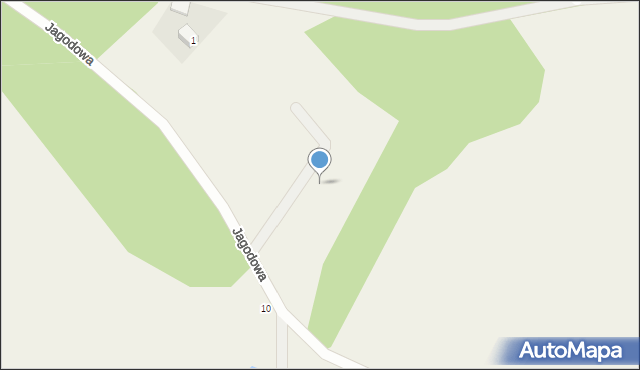 Gołubie, Jagodowa, 13, mapa Gołubie