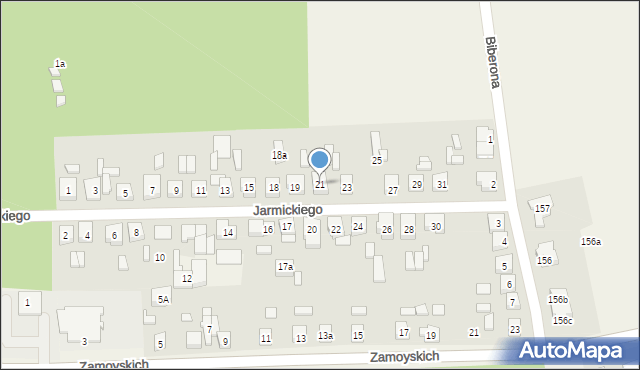 Gołuchów, Jarmickiego Stefana, 21, mapa Gołuchów