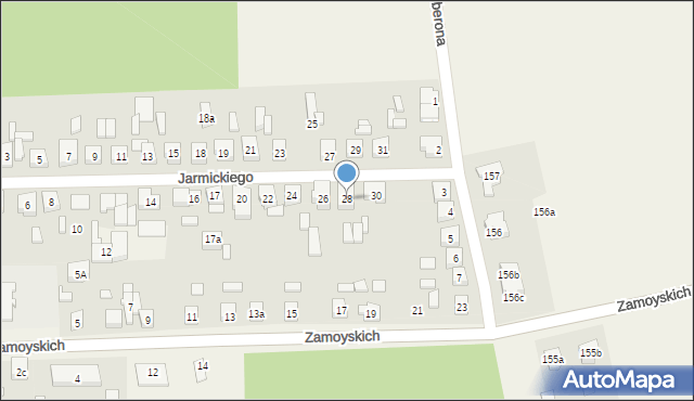 Gołuchów, Jarmickiego Stefana, 28, mapa Gołuchów