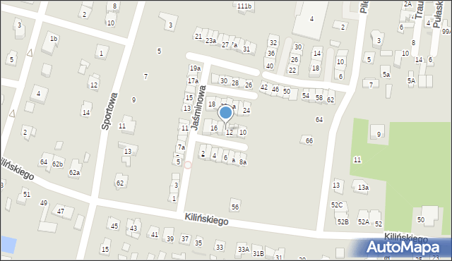 Góra Kalwaria, Jaśminowa, 14, mapa Góra Kalwaria