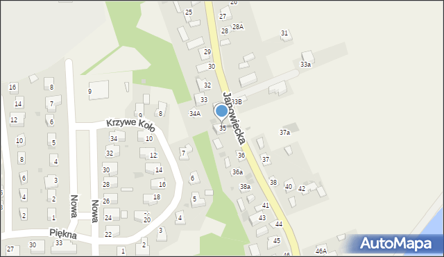 Góra Puławska, Janowiecka, 35, mapa Góra Puławska