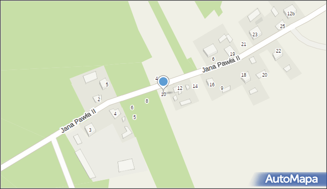 Gorczyca, Jana Pawła II, 10, mapa Gorczyca