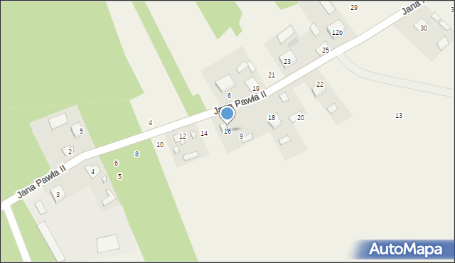 Gorczyca, Jana Pawła II, 16, mapa Gorczyca