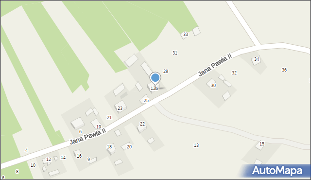 Gorczyca, Jana Pawła II, 27, mapa Gorczyca