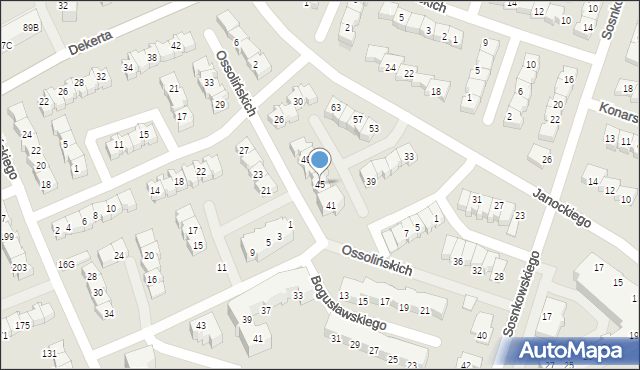 Gorzów Wielkopolski, Janockiego Jana Daniela, 45, mapa Gorzów Wielkopolski