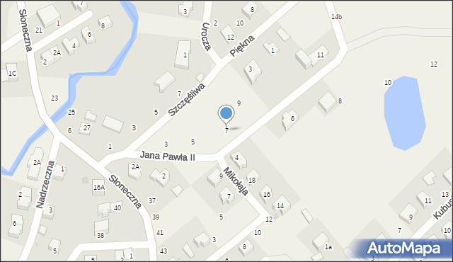 Gościcino, Jana Pawła II, 7, mapa Gościcino