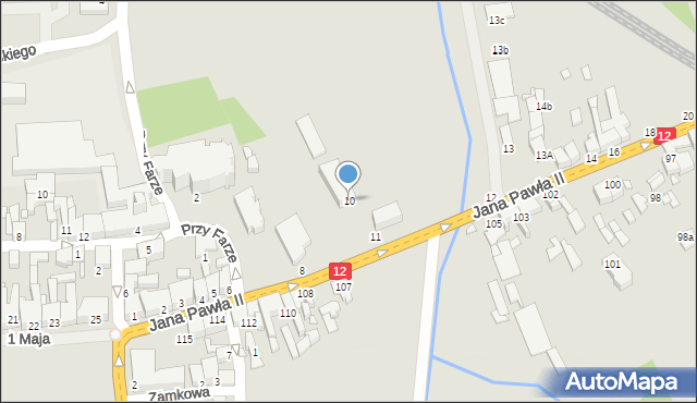 Gostyń, Jana Pawła II, 10, mapa Gostyń