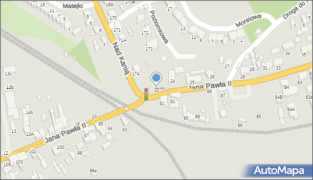 Gostyń, Jana Pawła II, 22, mapa Gostyń