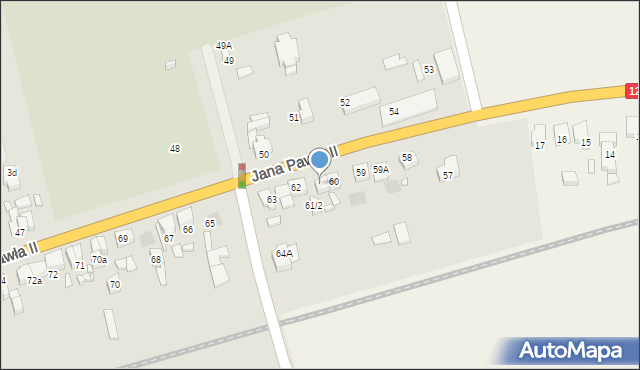 Gostyń, Jana Pawła II, 61, mapa Gostyń