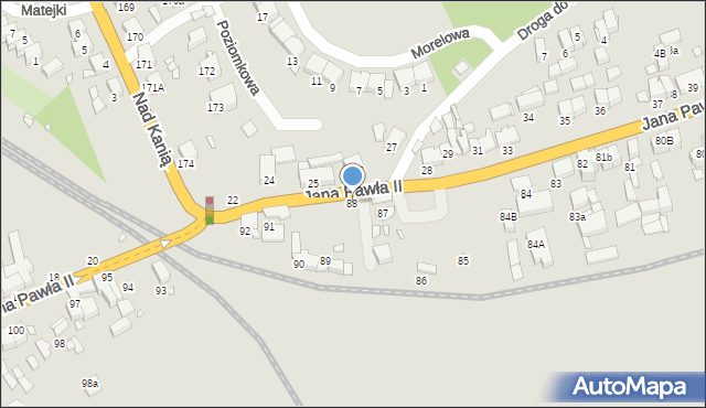 Gostyń, Jana Pawła II, 88, mapa Gostyń