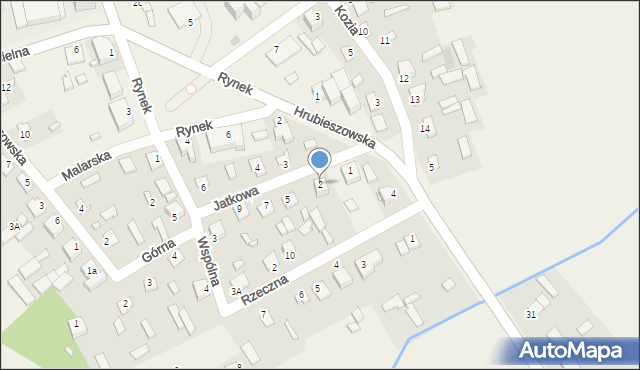 Grabowiec, Jatkowa, 2, mapa Grabowiec