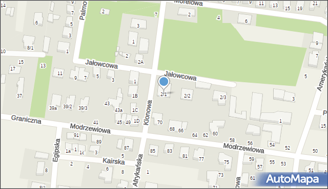 Grabówka, Jałowcowa, 2/1, mapa Grabówka