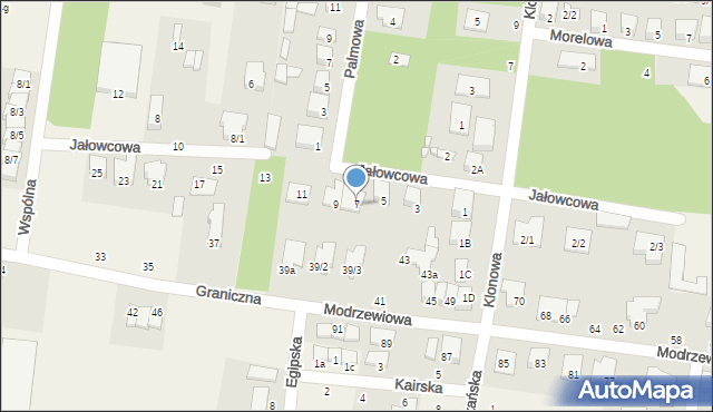 Grabówka, Jałowcowa, 7, mapa Grabówka