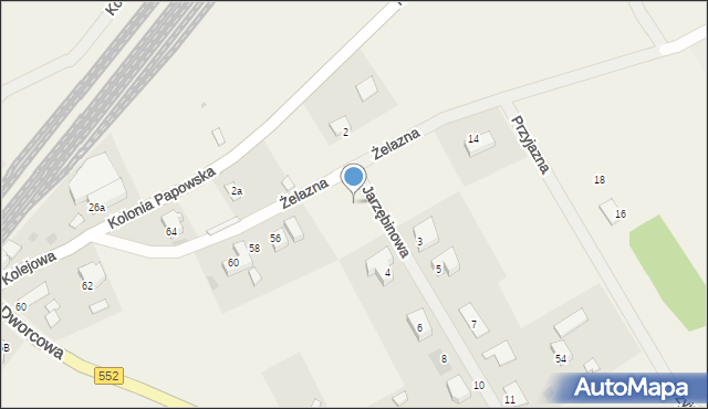 Grębocin, Jarzębinowa, 2, mapa Grębocin