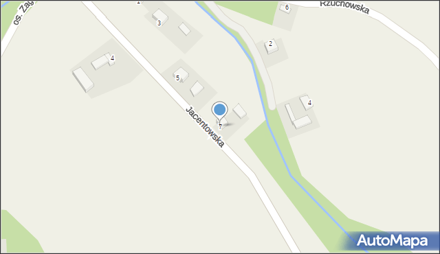 Gromadzice, Jacentowska, 7, mapa Gromadzice