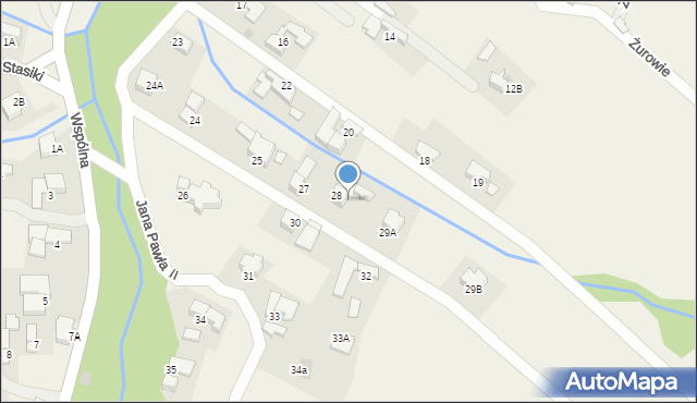 Groń, Jana Pawła II, 29, mapa Groń