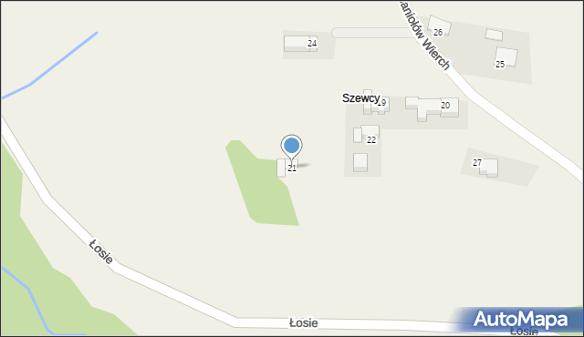 Groń, Janiołów Wierch, 23, mapa Groń