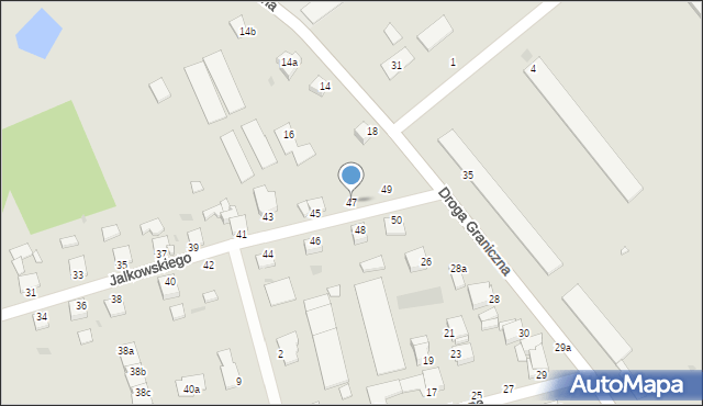 Grudziądz, Jalkowskiego Jerzego, 47, mapa Grudziądza