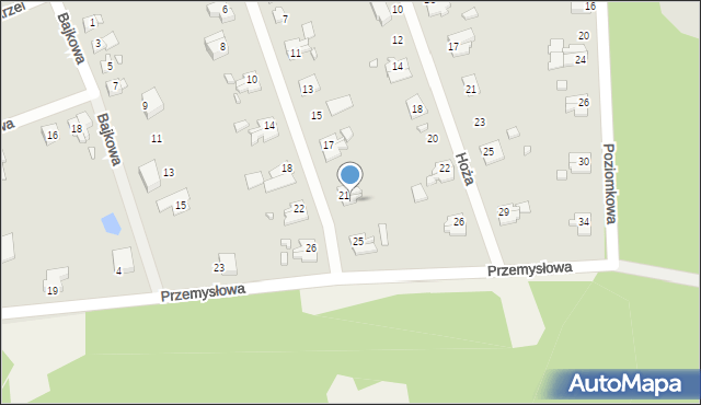 Gubin, Jasna, 23, mapa Gubin