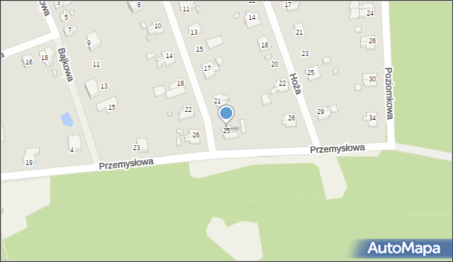 Gubin, Jasna, 25, mapa Gubin