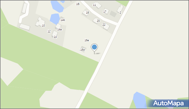 Gutkowo, Jarzębinowa, 16a, mapa Gutkowo