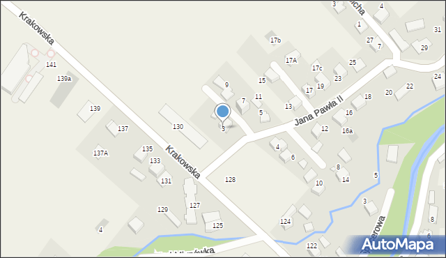 Hecznarowice, Jana Pawła II, 3, mapa Hecznarowice