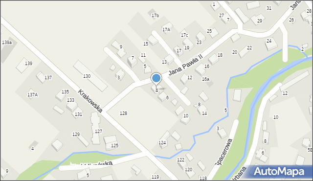 Hecznarowice, Jana Pawła II, 4, mapa Hecznarowice