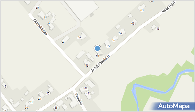 Hecznarowice, Jana Pawła II, 53, mapa Hecznarowice