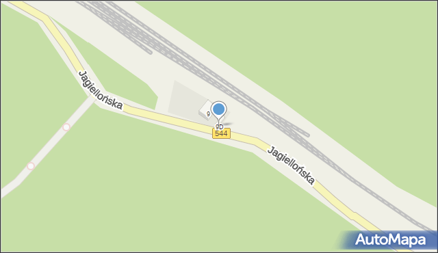 Iłowo-Osada, Jagiellońska, 9D, mapa Iłowo-Osada