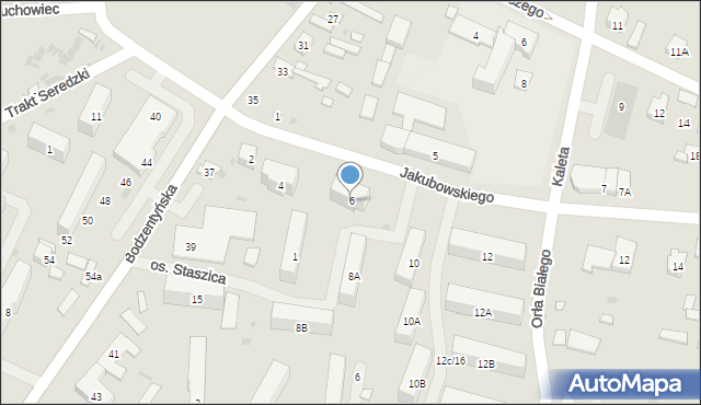 Iłża, Jakubowskiego Maksymiliana, 6, mapa Iłża