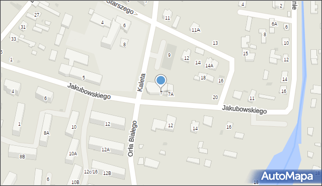 Iłża, Jakubowskiego Maksymiliana, 7, mapa Iłża