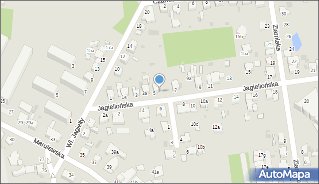 Inowrocław, Jagiellońska, 5a, mapa Inowrocławia