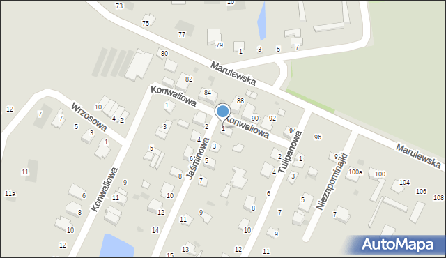 Inowrocław, Jaśminowa, 1, mapa Inowrocławia