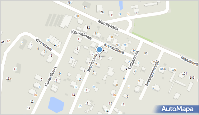 Inowrocław, Jaśminowa, 3, mapa Inowrocławia