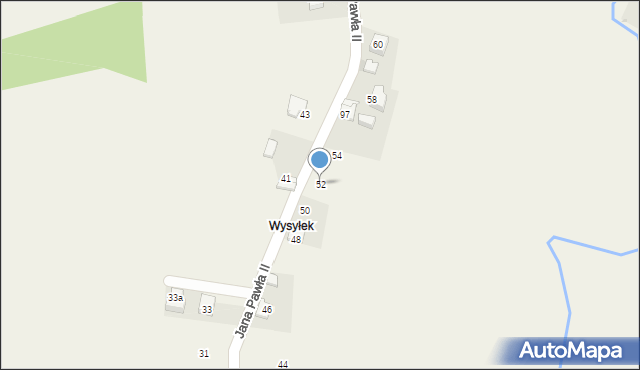 Iwanowice Włościańskie, Jana Pawła II, 52, mapa Iwanowice Włościańskie