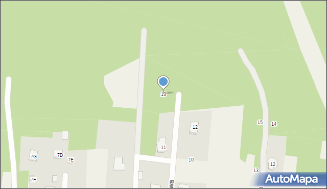 Izabela, Jaworowa, 13, mapa Izabela