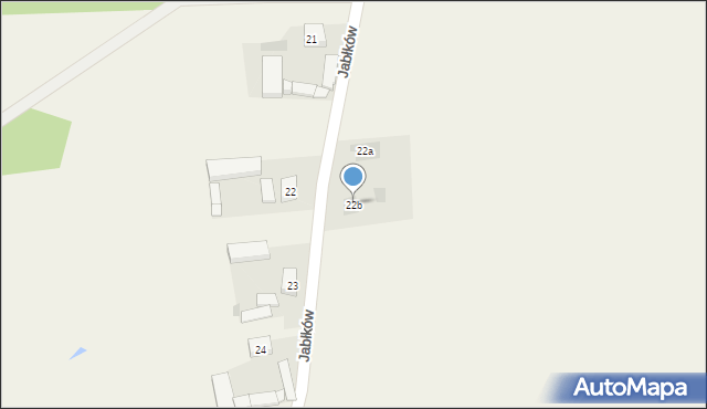 Jabłków, Jabłków, 22b, mapa Jabłków