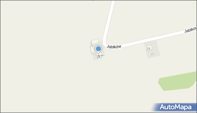 Jabłków, Jabłków, 25, mapa Jabłków