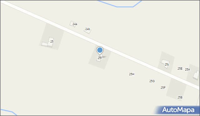 Jabłkowo, Jabłkowo, 25I, mapa Jabłkowo