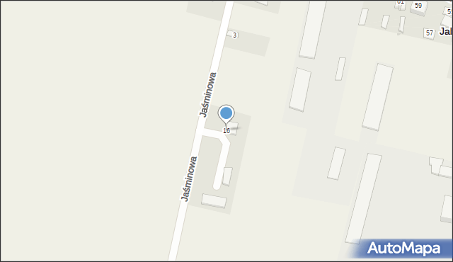 Jabłoń, Jabłoń, 16, mapa Jabłoń