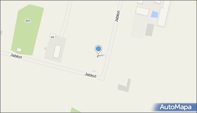Jabłoń, Jabłoń, 47, mapa Jabłoń