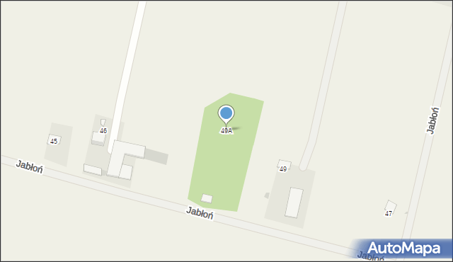 Jabłoń, Jabłoń, 49A, mapa Jabłoń