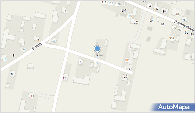 Jabłoń, Jabłoń, 6, mapa Jabłoń