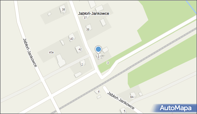 Jabłoń-Jankowce, Jabłoń-Jankowce, 1, mapa Jabłoń-Jankowce