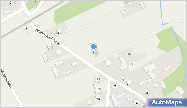 Jabłoń-Jankowce, Jabłoń-Jankowce, 9, mapa Jabłoń-Jankowce