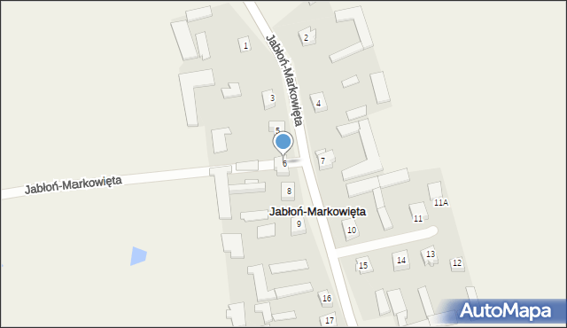 Jabłoń-Markowięta, Jabłoń-Markowięta, 6, mapa Jabłoń-Markowięta