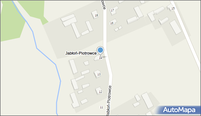 Jabłoń-Piotrowce, Jabłoń-Piotrowce, 14, mapa Jabłoń-Piotrowce