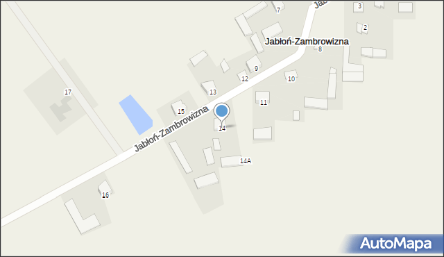 Jabłoń-Zambrowizna, Jabłoń-Zambrowizna, 14, mapa Jabłoń-Zambrowizna