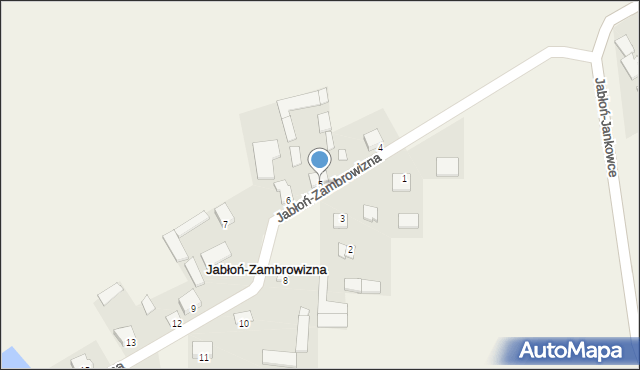 Jabłoń-Zambrowizna, Jabłoń-Zambrowizna, 5, mapa Jabłoń-Zambrowizna